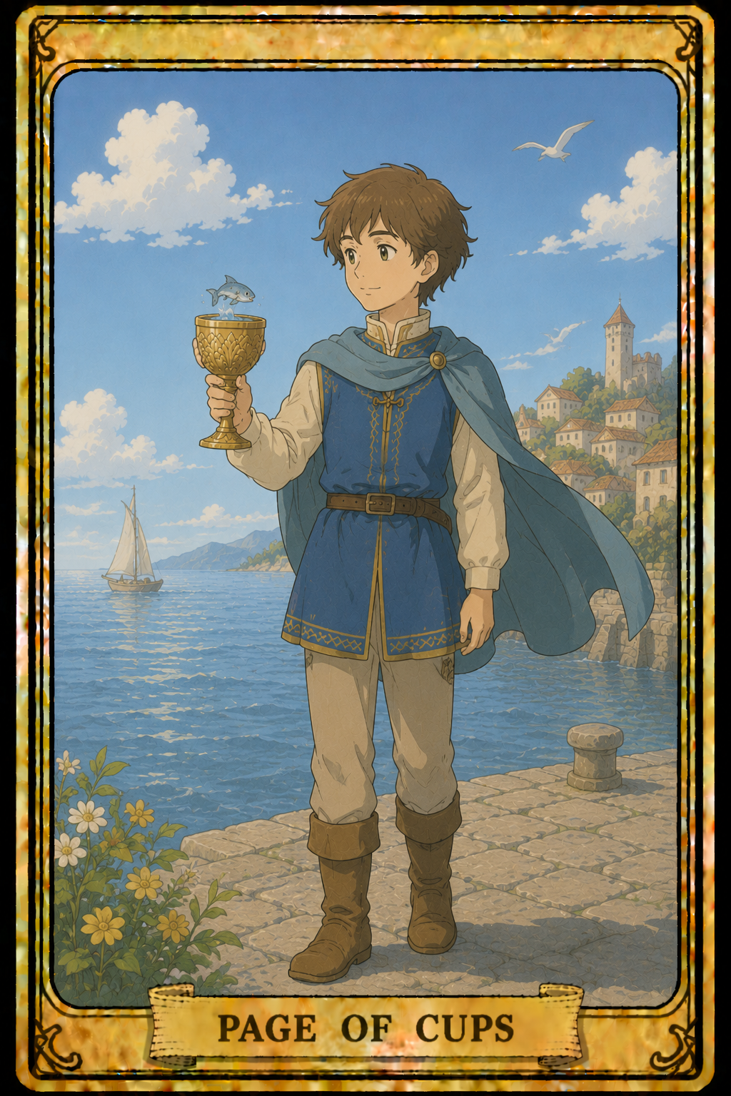 Page of Cups