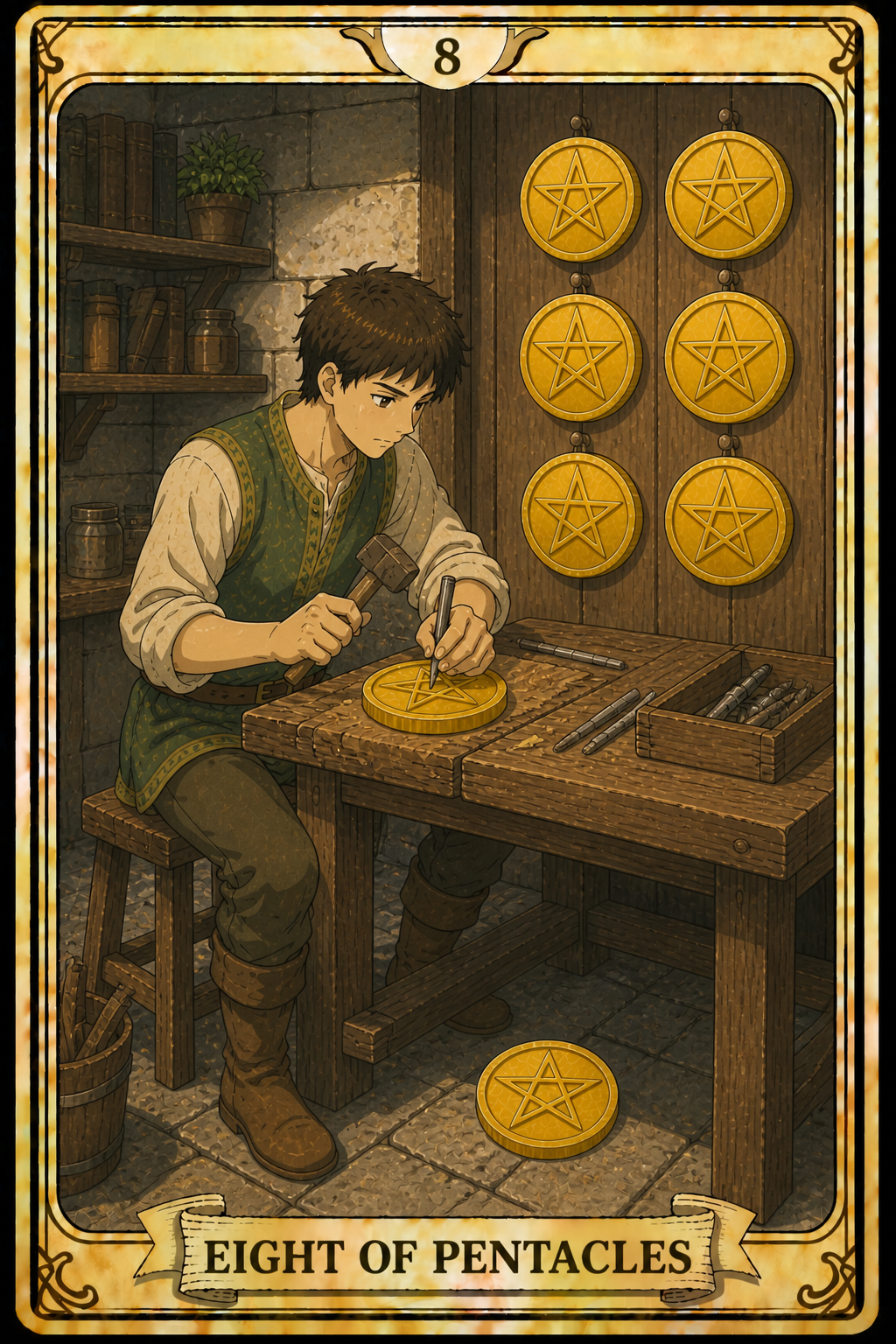 Eight of Pentacles
