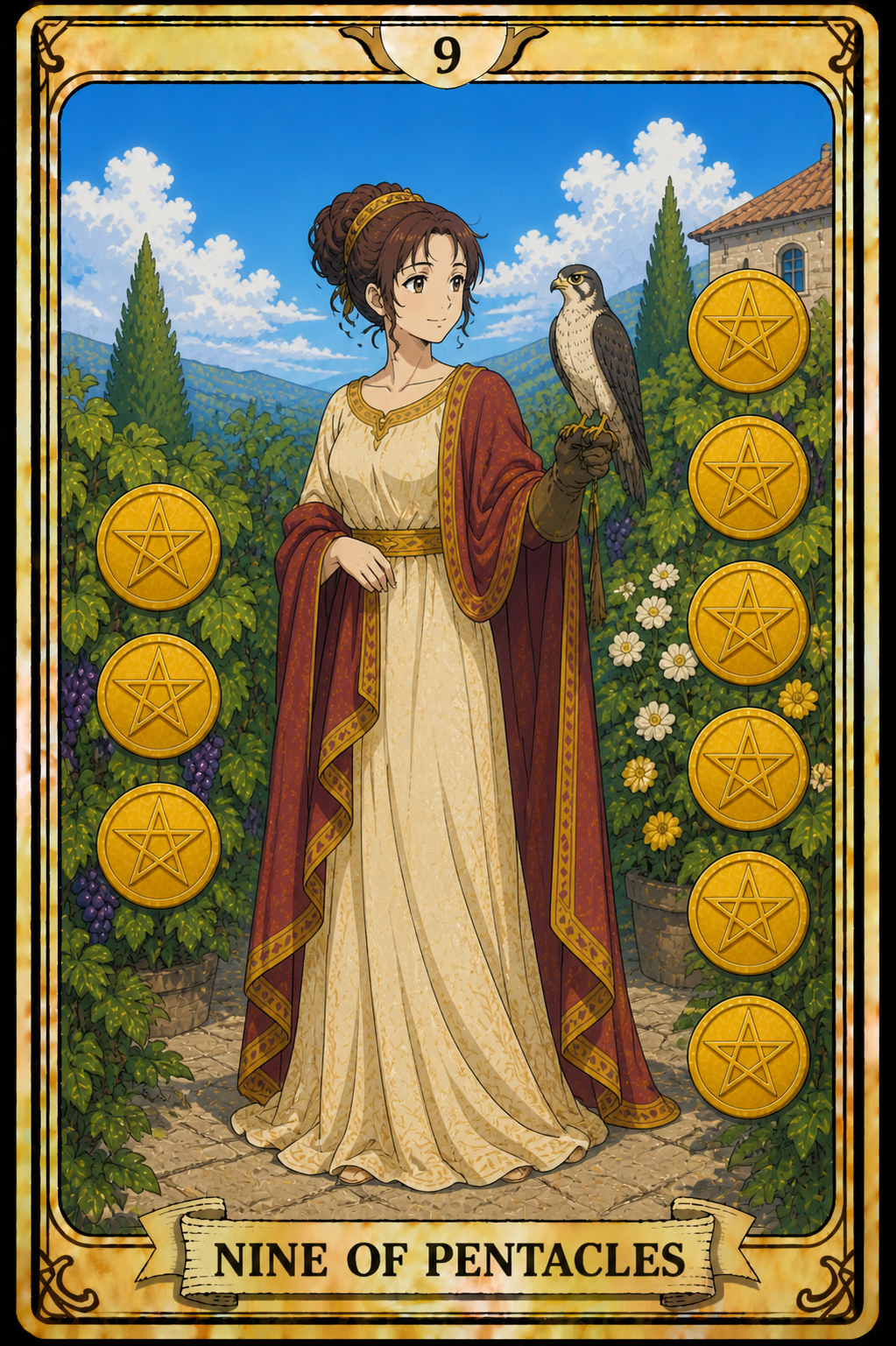 Nine of Pentacles